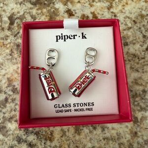 Piper K Diet Coke Can Earrings